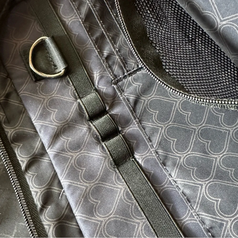 HeartSoul Bella Backpack black pebble with black straps.